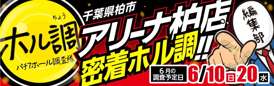 ホル調〜アリーナ柏店に密着調査!!