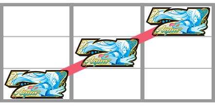 Aスロこのすば　有効ライン　右上がり1ライン