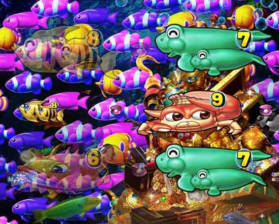 大海物語5ブラックLT 魚群